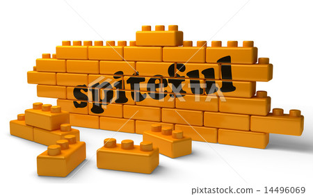 spiteful word on yellow brick wall spiteful word on yellow brick wall 14496069