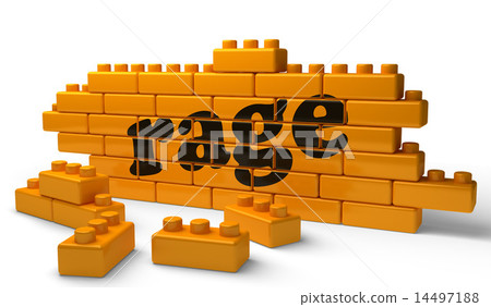 rage word on yellow brick wall rage word on yellow brick wall 14497188