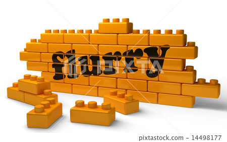 flurry word on yellow brick wall flurry word on yellow brick wall 14498177