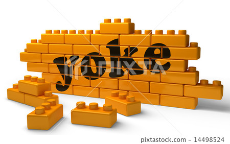 yoke word on yellow brick wall 14498524
