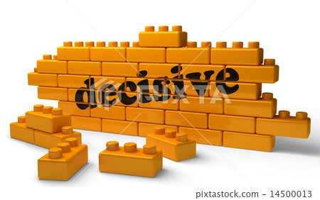 decisive word on yellow brick wall 14500013
