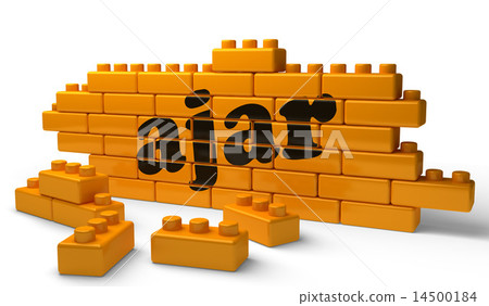 ajar word on yellow brick wall ajar word on yellow brick wall 14500184