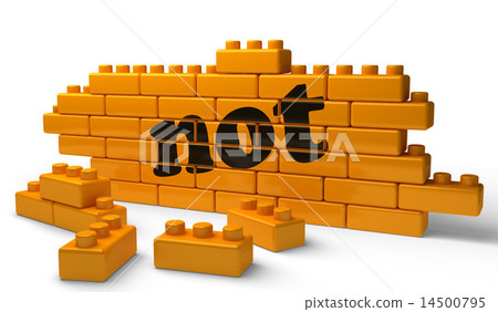 not word on yellow brick wall not word on yellow brick wall 14500795