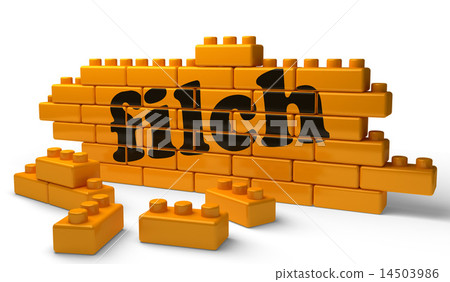 filch word on yellow brick wall 14503986