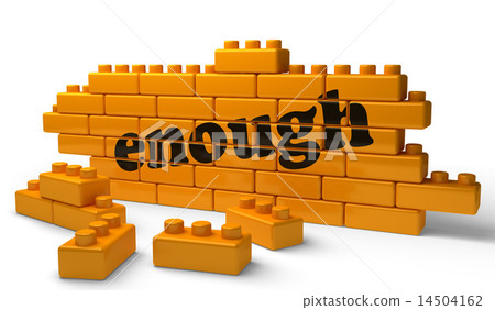 enough word on yellow brick wall enough word on yellow brick wall 14504162