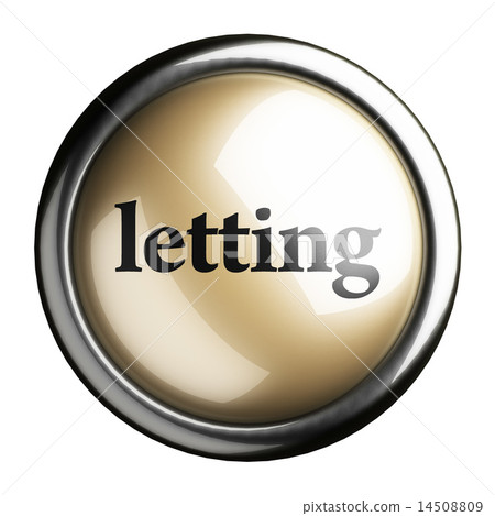 letting word on isolated button 14508809