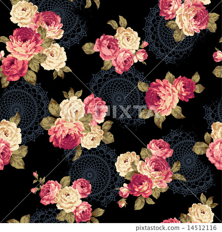 玫瑰圖案 14512116