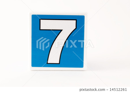 Number 7 Child's Building Block Number 7 Child's Building Block 14512261