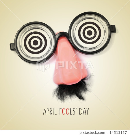 fake eyeglasses and text april fools day, retro fake eyeglasses and text april fools day, retro 14513157