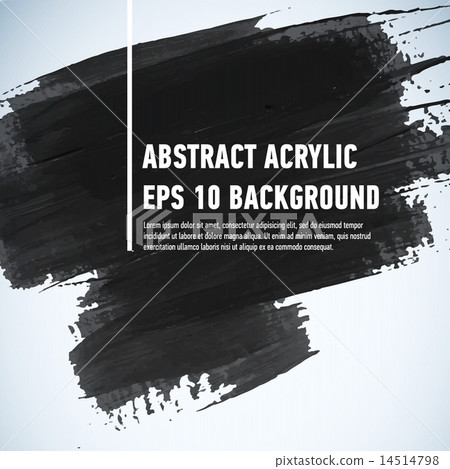Abstract painted ink stroke background.  14514798