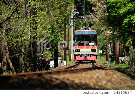 Eizan 900 series Kirara going between Kurama and Kibuneguchi Eizan 900 series Kirara going between Kurama and Kibuneguchi 14515684