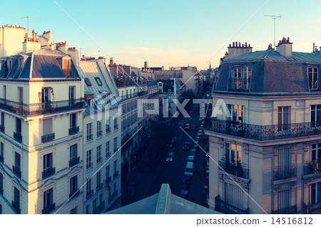 Paris. View of the city roofs. Paris. View of the city roofs. 14516812