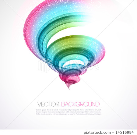 Abstract twist line  background. Template brochure design 14516994