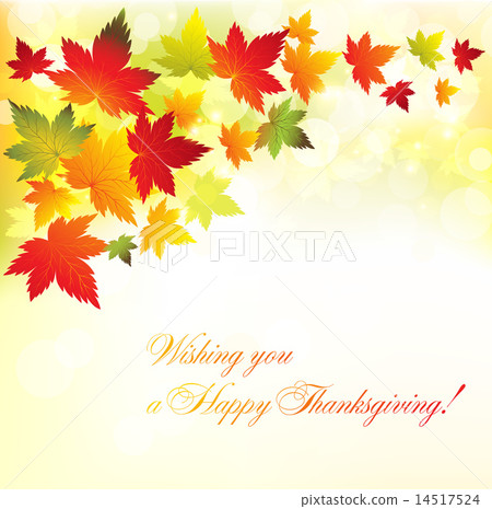 Autumn leaves background.Vector. 14517524