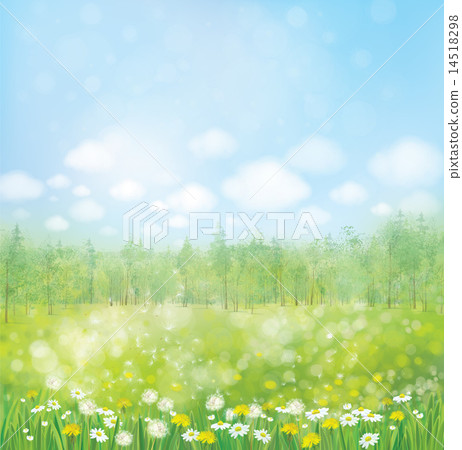 Vector spring background. Vector spring background. 14518298