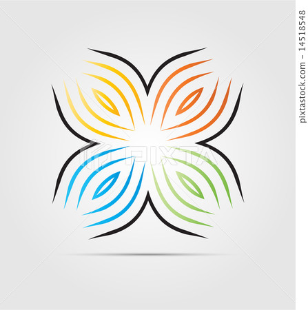 Flower export,import business icon Flower export,import business icon 14518548