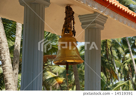 Traditional Hindu temple, South India, Kerala 14519391