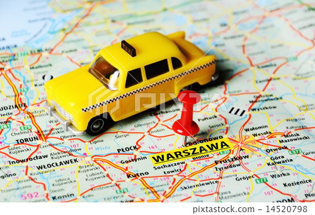 Warszawa ,Poland taxi  map 14520798