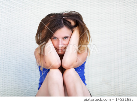 Pretty young woman posing 14521683