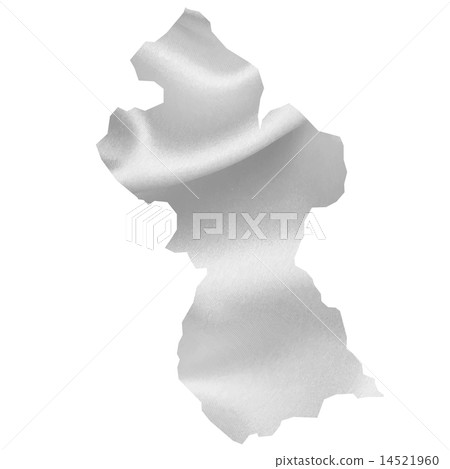 Guyana Map Silk 14521960