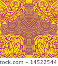 Seamless pattern. 14522544