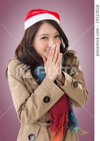 christmas woman christmas woman 14523616