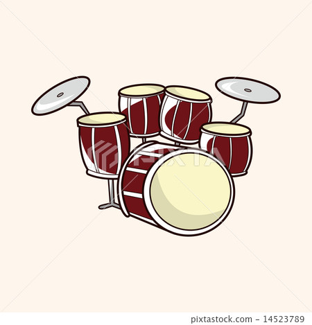 rock style drum theme elements rock style drum theme elements 14523789