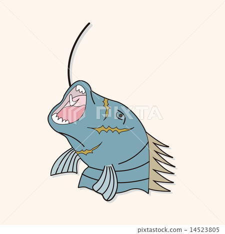 fishing cartoon theme elements fishing cartoon theme elements 14523805
