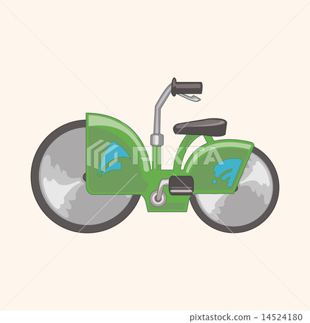 transportation bike theme elements vector,eps 14524180