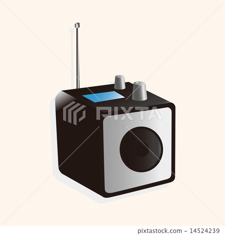 radio theme elements vector,eps 14524239