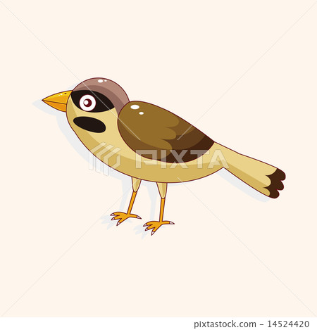 bird cartoon theme elements vector,eps 14524420