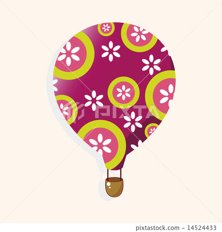 style hot air ballon theme elements vector,eps 14524433