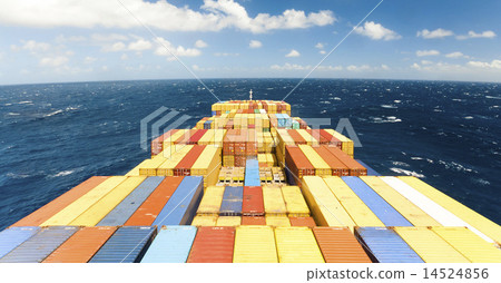 Container Ship at Sea Container Ship at Sea 14524856