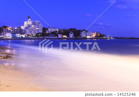 Tateishi coast night view Tateishi coast night view 14525246