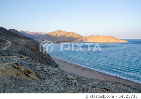 Egypt, Taba, a view of the Gulf of Aqaba Egypt, Taba, a view of the Gulf of Aqaba 14525733