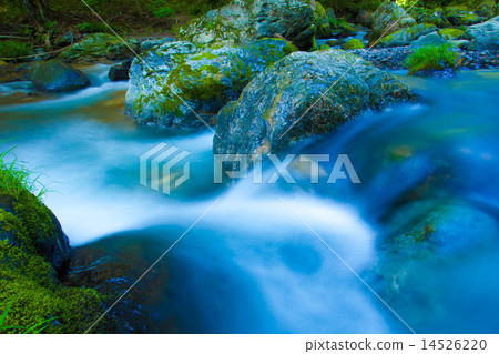 山間溪流 14526220