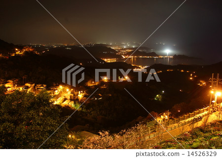 Night view seen from Taiwan Kuwifen (Zyofun) 14526329