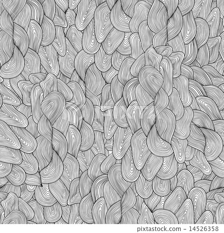 Vector Abstract Doodle Seamless Pattern 14526358