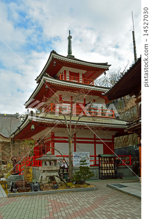 Shiogama步行：臨濟教派Myoshinji學校Tozonji寺佛寺（三塔） 14527030