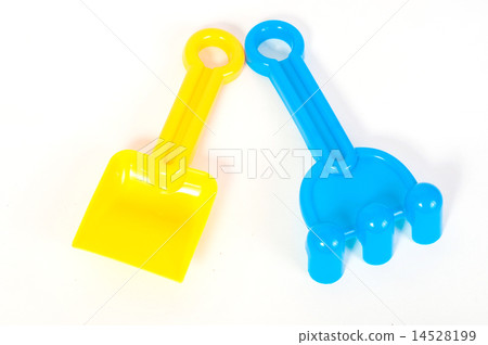 The beach toys on white background The beach toys on white background 14528199
