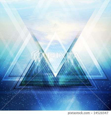 Abstract triangle future vector background 14528347