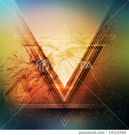 Abstract triangle future vector background - Stock Illustration ...