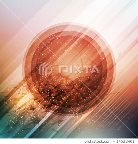 Circular futuristic background. Vector illustration Circular futuristic background. Vector illustration 14528401