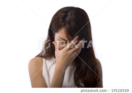 Young lady in stress 14528589