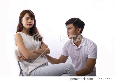 Angry Young Couple 14528668