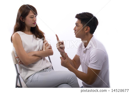 Angry Young Couple 14528677