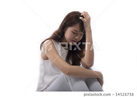 Unhappy Young Lady 14528738