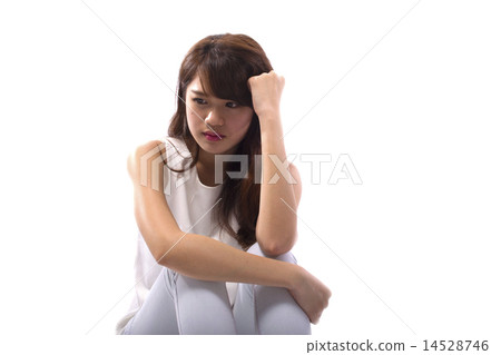Unhappy Young Lady 14528746