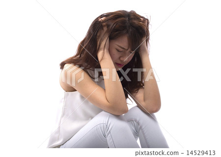 Unhappy Young Lady 14529413