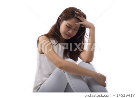 Unhappy Young Lady 14529417